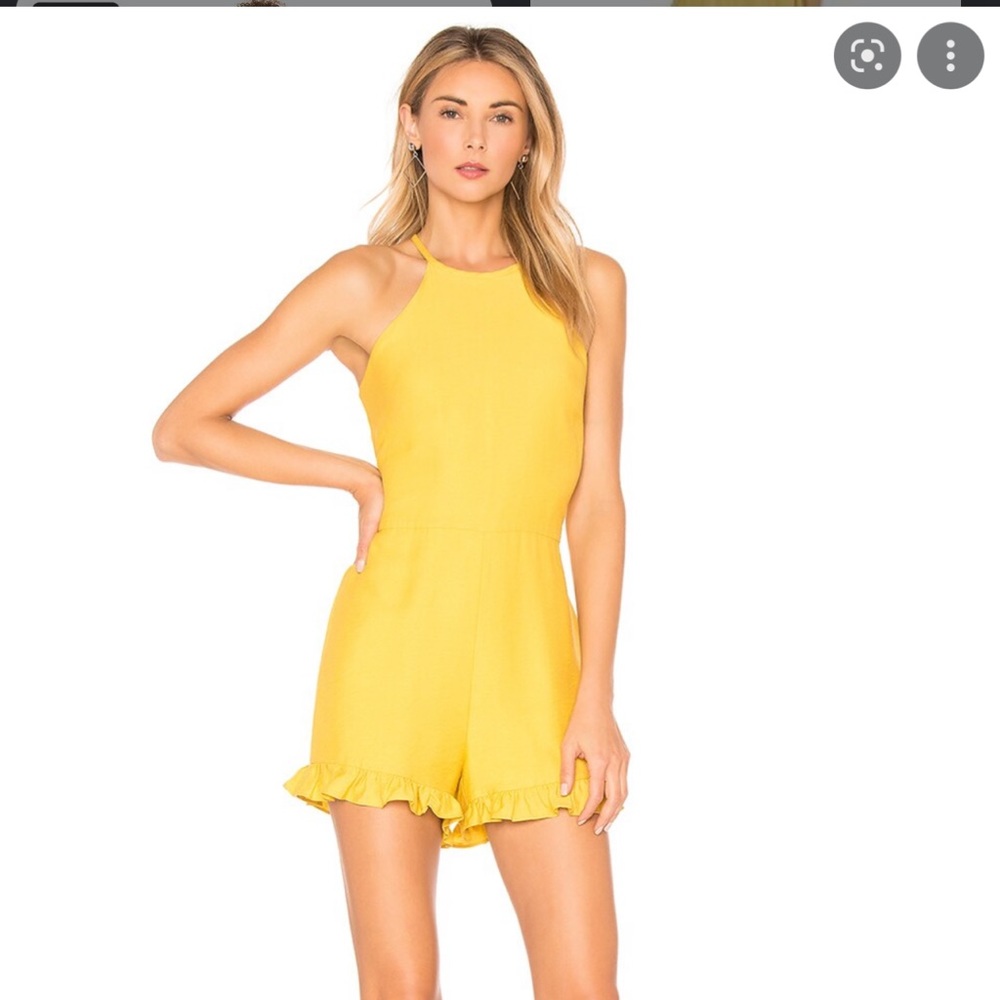 NWOT Endless Rose ruffle romper